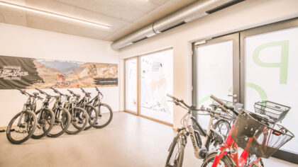 Fahrradraum - Hotel Blü – Gastein Base für Mountainbiker