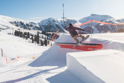 Beste Bedingungen im Snowpark Obereggen. © Obereggen Latemar AG, F-Tech