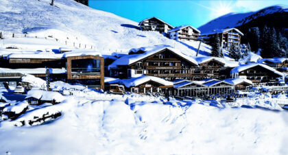 Außenansicht im Winter © My Alpenwelt Resort