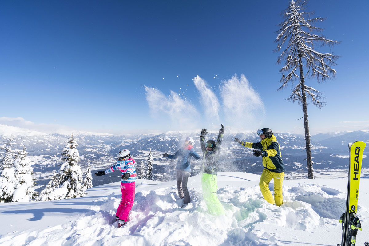 Winterspaß für die ganze Familie: Snow Park, Freeride-Terrain oder Kinderland? © Archiv MTG, Gert Perauer