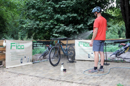 Trailpark Heumöderntrails kooperiert mit Fahrradpflegemittelhersteller Dr. Wack