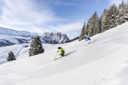 Skiabfahrt bei herrlichem Wetter © IDM Südtirol (Hotel Sun Valley)