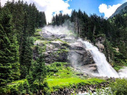 Atemberaubender Wasserfall im Sommer © Tourismusverband Krimml