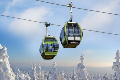 Neue Kabinenbahn am Ochsenkopf zum Start der Skisaison am 22. Dezember 2023 (c) Tourismus- und Marketing GmbH Ochsenkopf