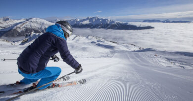 Skifahren im Skizentrum Sillian Hochpustertal Thurntaler TVB Osttirol Berg im Bild OG Sillian