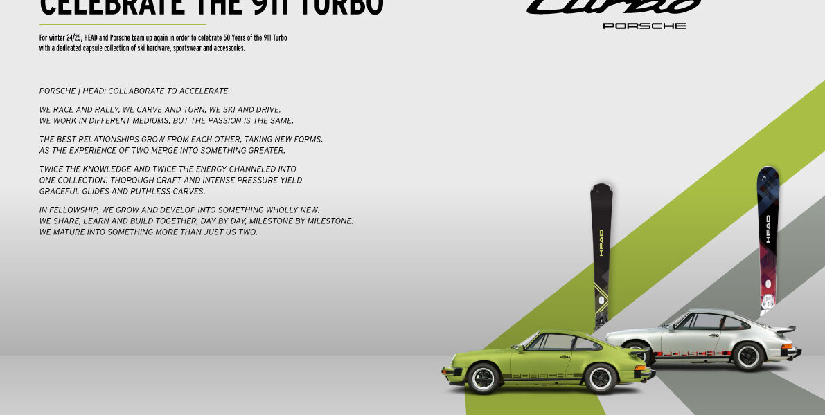 HEAD & Porsche: Zwei Titanen der Geschwindigkeit feiern 50 Jahre 911 Turbo