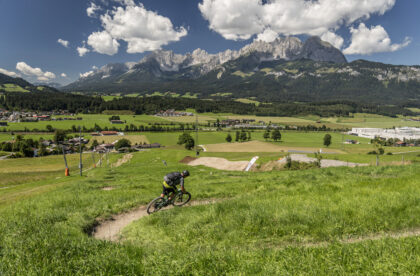 Die OD Trails (Oberndorf-Trails) in Tirol: Ideales Übungsgelände für Einsteiger. © Mirja Geh