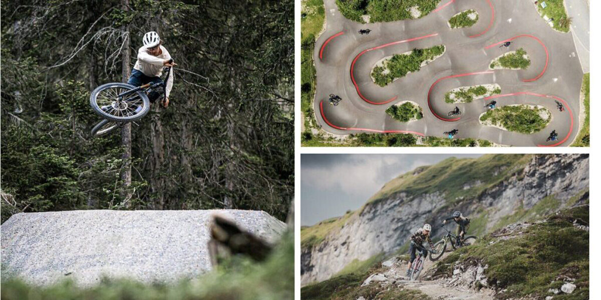 In Flims Laax Falera kommen alle Bike-Liebhaber voll auf ihre Kosten. © Philipp Ruggli/Balz Weber/Maria Knoll