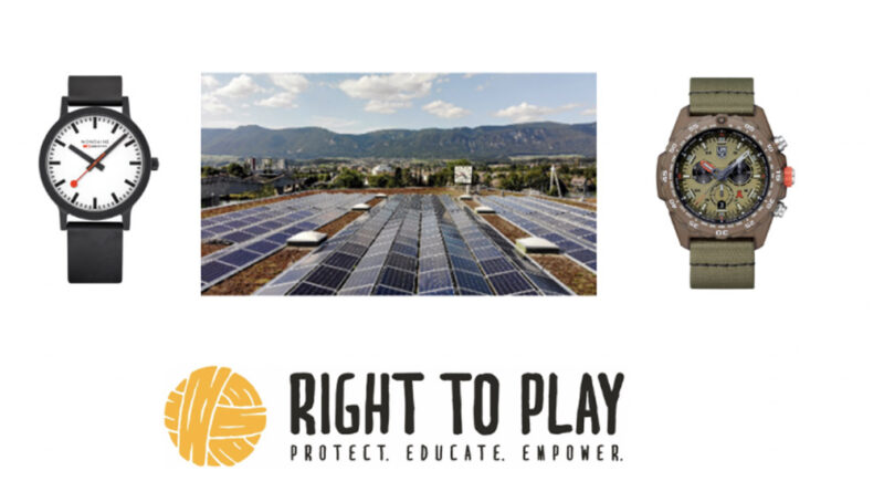 © Mondaine / Luminox / Right To Play