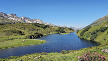 St. Anton am Arlberg Bike & Hike zum Schönverwall Langsee © Roland Schopper