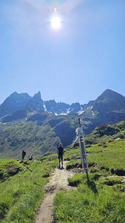 St. Anton am Arlberg Bike & Hike zum Schönverwall Langsee © Roland Schopper