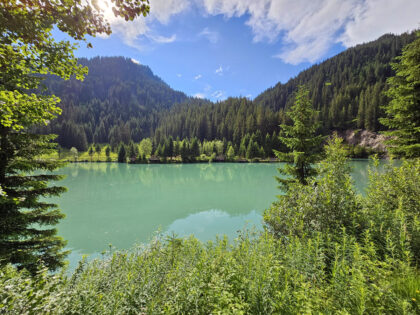 St. Anton am Arlberg Biketour zur Konstanzer Hütte Verwallsee © Roland Schopper