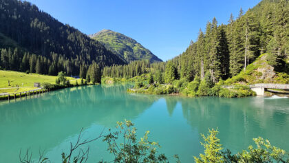 St. Anton am Arlberg Biketour zur Konstanzer Hütte Verwallsee © Roland Schopper