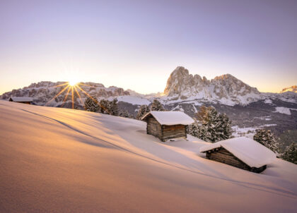 Groeden Sella Langkofel von Seurasas © Lukas Runggaldier