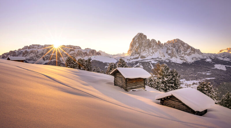 Groeden Sella Langkofel von Seurasas © Lukas Runggaldier