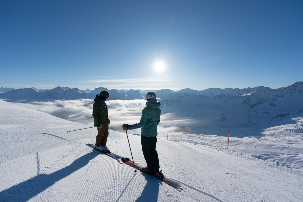Arosa-Tourismus Skifahren