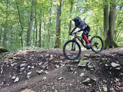Heummödern Trail mit Giant Faith Mini-Mullet Bike © Roland Schopper