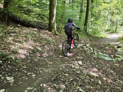 Heummödern Trail mit Faith Mini-Mullet Bike © Roland Schopper