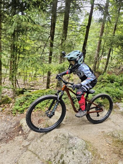 Singletrails am Ochsenkopf/Fichtelgebirge mit Faith Mini-Mullet Bike © Roland Schopper