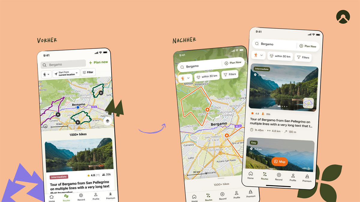 Komoot launcht neues Design