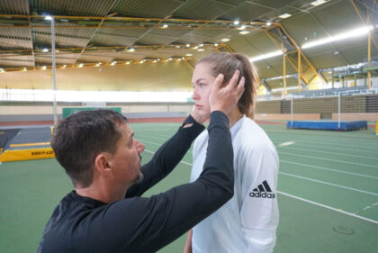 Lars Lienhard und Gina Lückenkemper © NAT