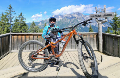 Leogang Bikepark mit Giant MTB © Roland Schopper