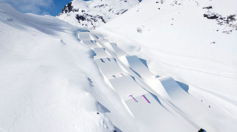 Visiualisierung der Pända Snowpark Sessions 2025 © Schilthornbahn AG