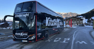 Mit dem KitzSkiXpress von Geldhauser nach Kirchberg Tirol © Roland Schopper