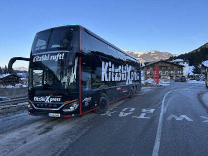Mit dem KitzSkiXpress von Geldhauser nach Kirchberg Tirol © Roland Schopper