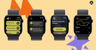 Komoot launcht eigenständige Apple-Watch-App für Offline-Navigation im Outdoor-Einsatz