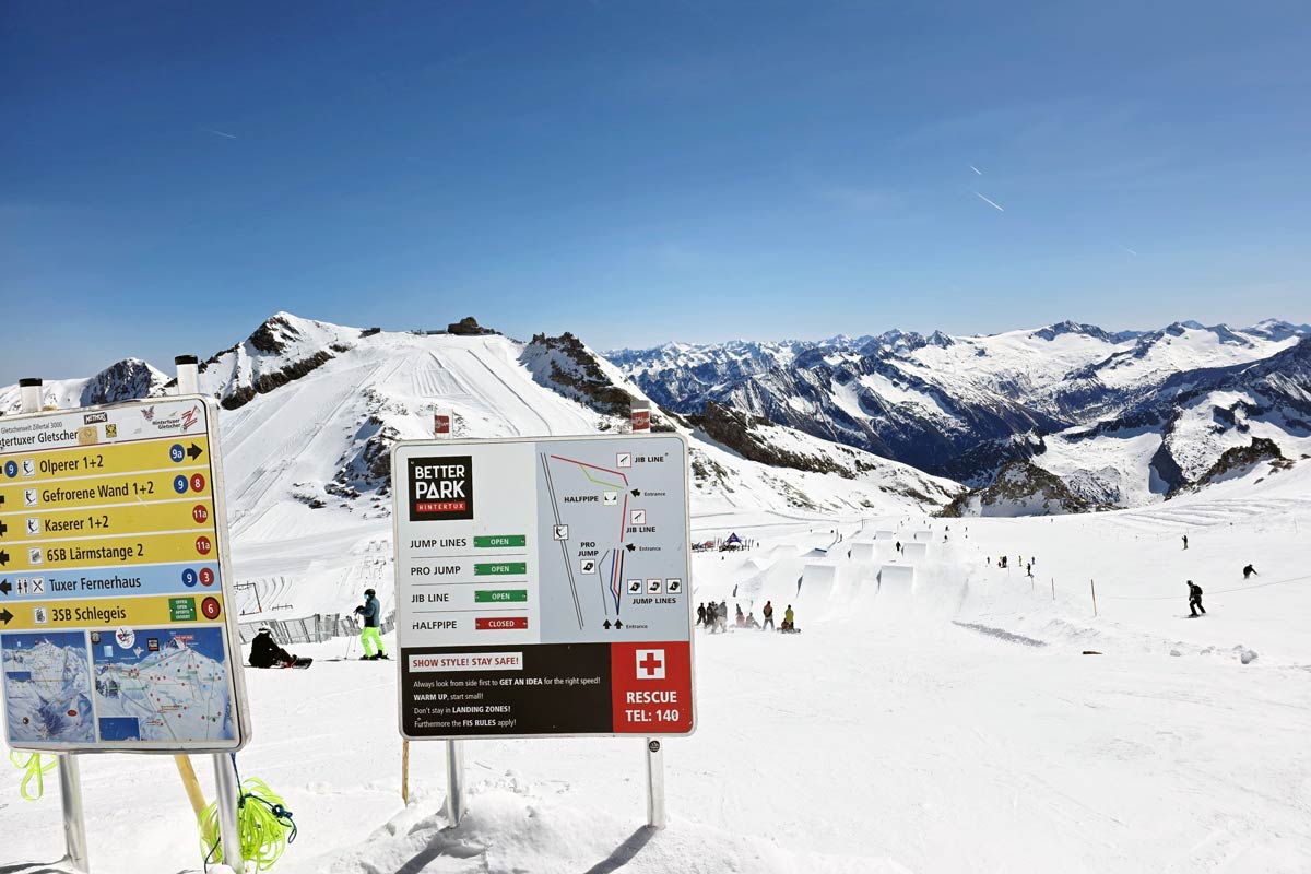 Better Park Hintertuxer Gletscher © Roland Schopper