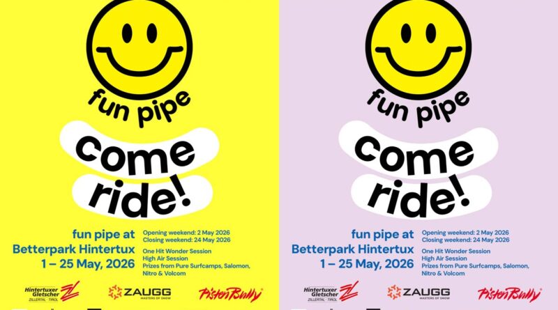 COME RIDE: Die Fun Pipe im Betterpark Hintertux