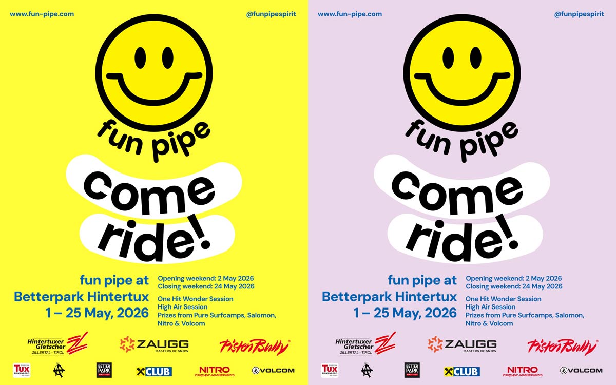 COME RIDE: Die Fun Pipe im Betterpark Hintertux