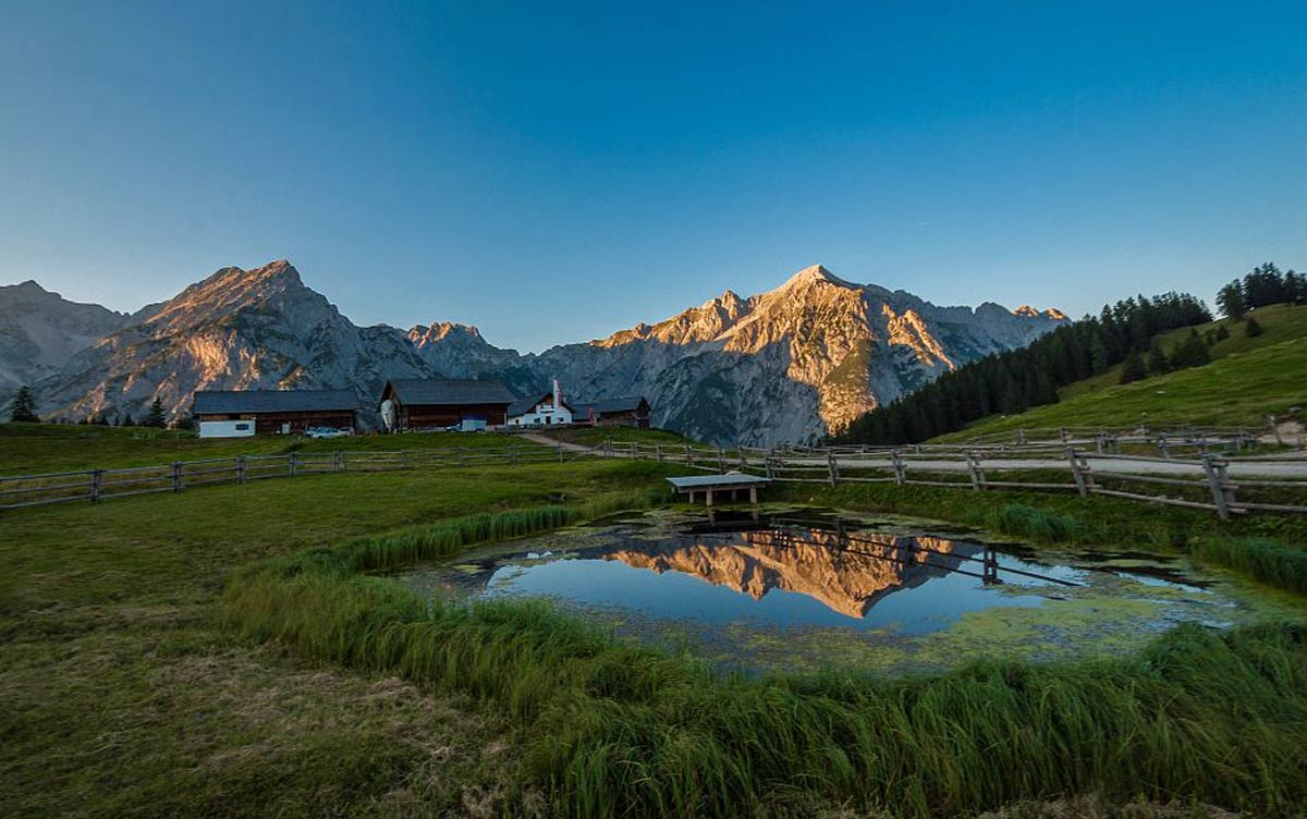 Walderalm Kraftort Gnadenwald Hall Wattens Tourismus tvb