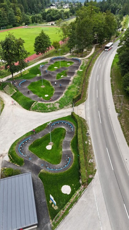 Pumptrack Bahn Skills Area -Austrian Sports Resort BSFZ Obertraun © Andreas Holzinger